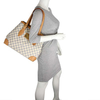 Louis Vuitton Hampstead GM Damier Azur scale