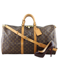 Louis Vuitton Keepall Bandoulière 55 Monogram Scale