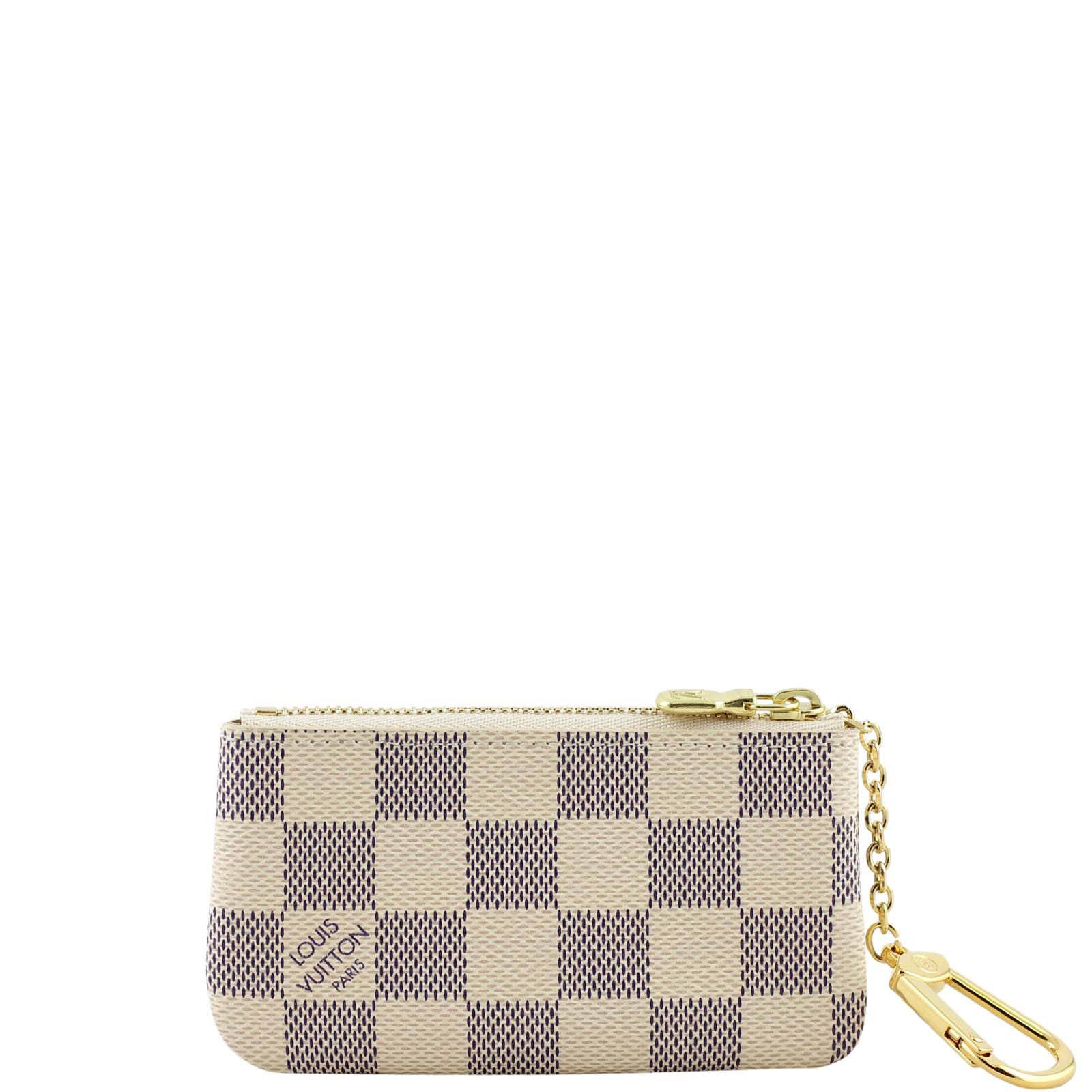 Louis Vuitton Key Pouch Damier Azur Front