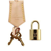 Louis Vuitton Montaigne MM Monogram Lock and keys