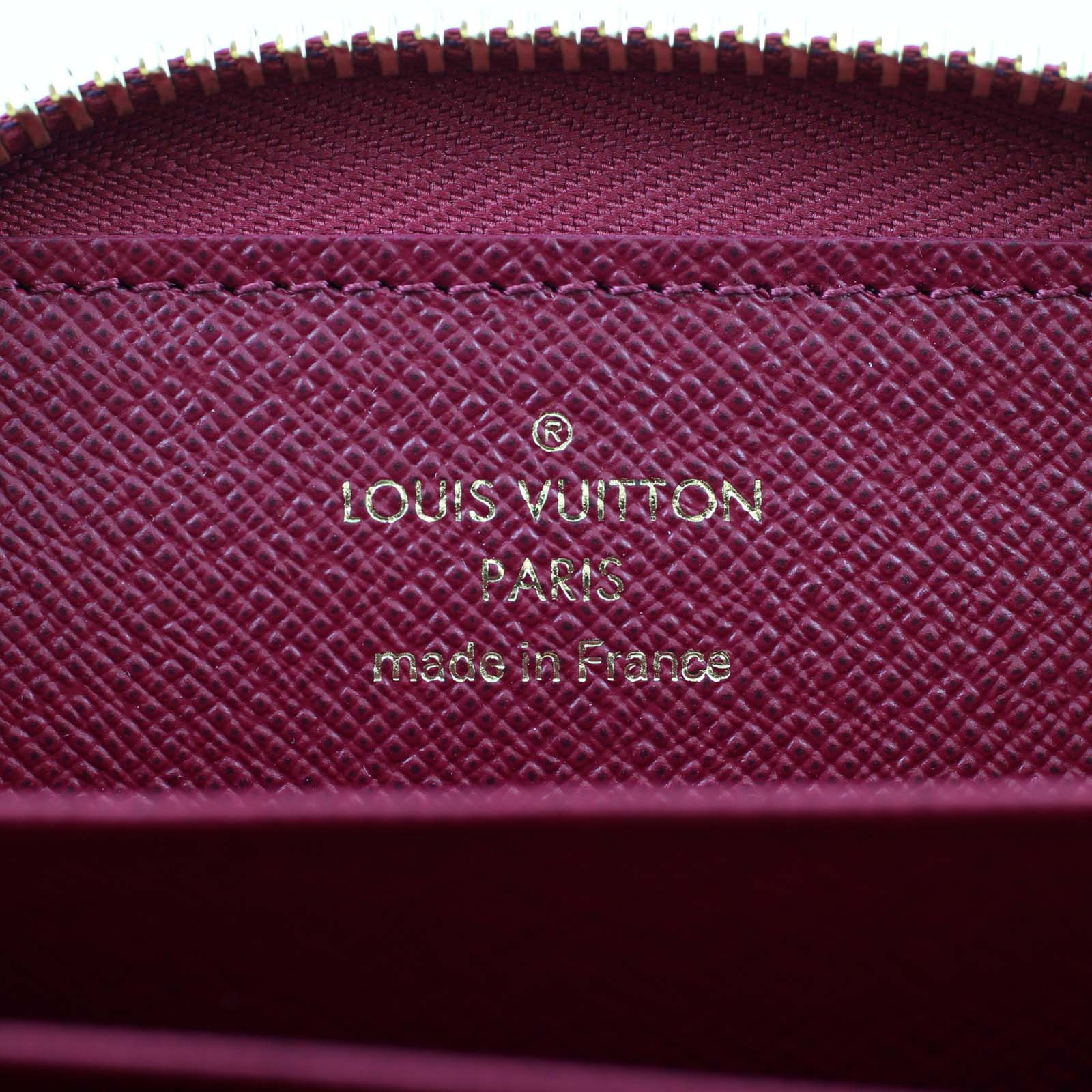 Louis Vuitton Zippy Multicartes Monogram & Fuchsia Made in France