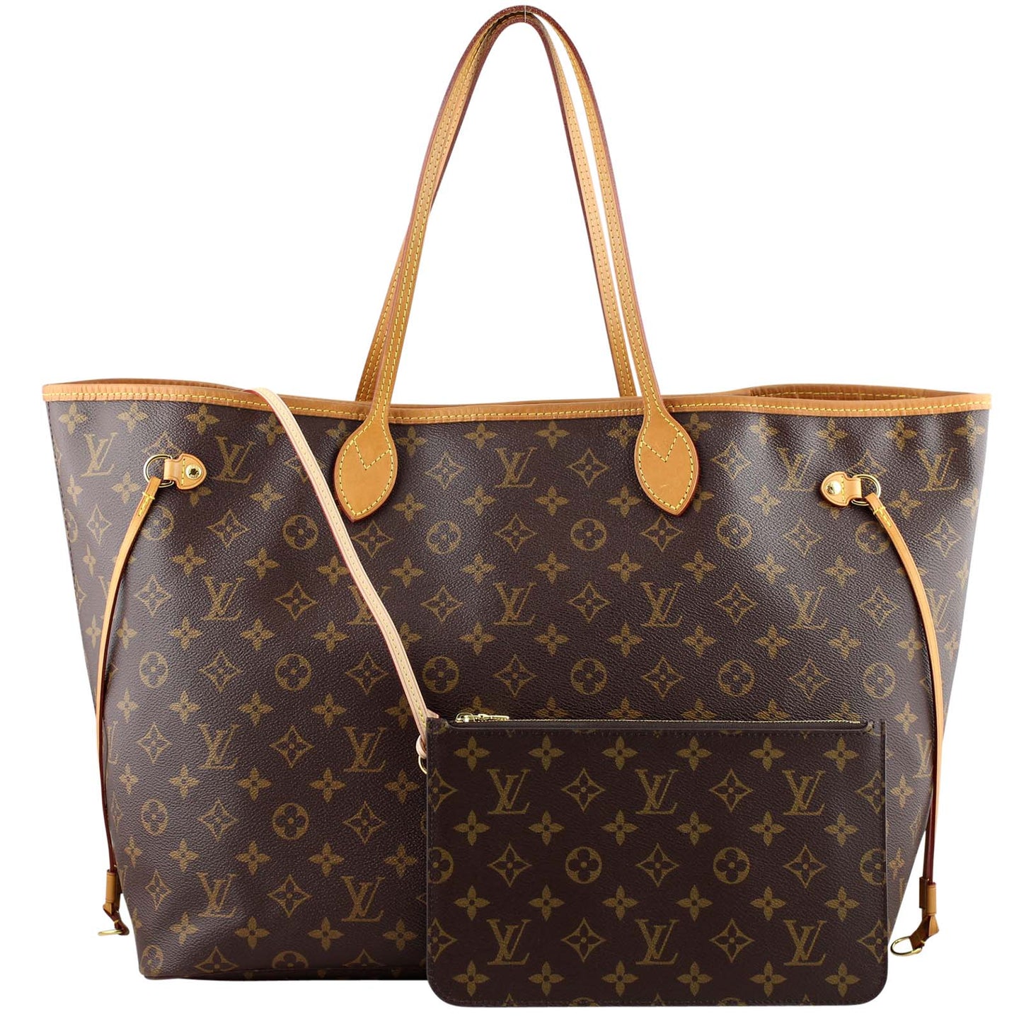 Louis Vuitton Neverfull GM Monogram Front w Pochette