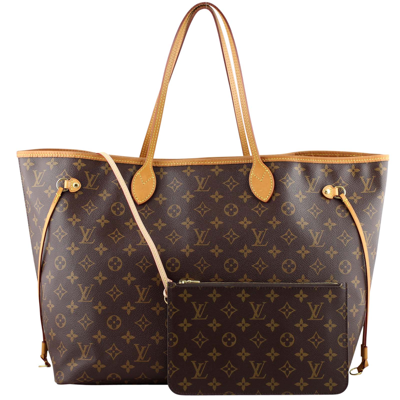Louis Vuitton Neverfull GM Monogram Front w Pochette
