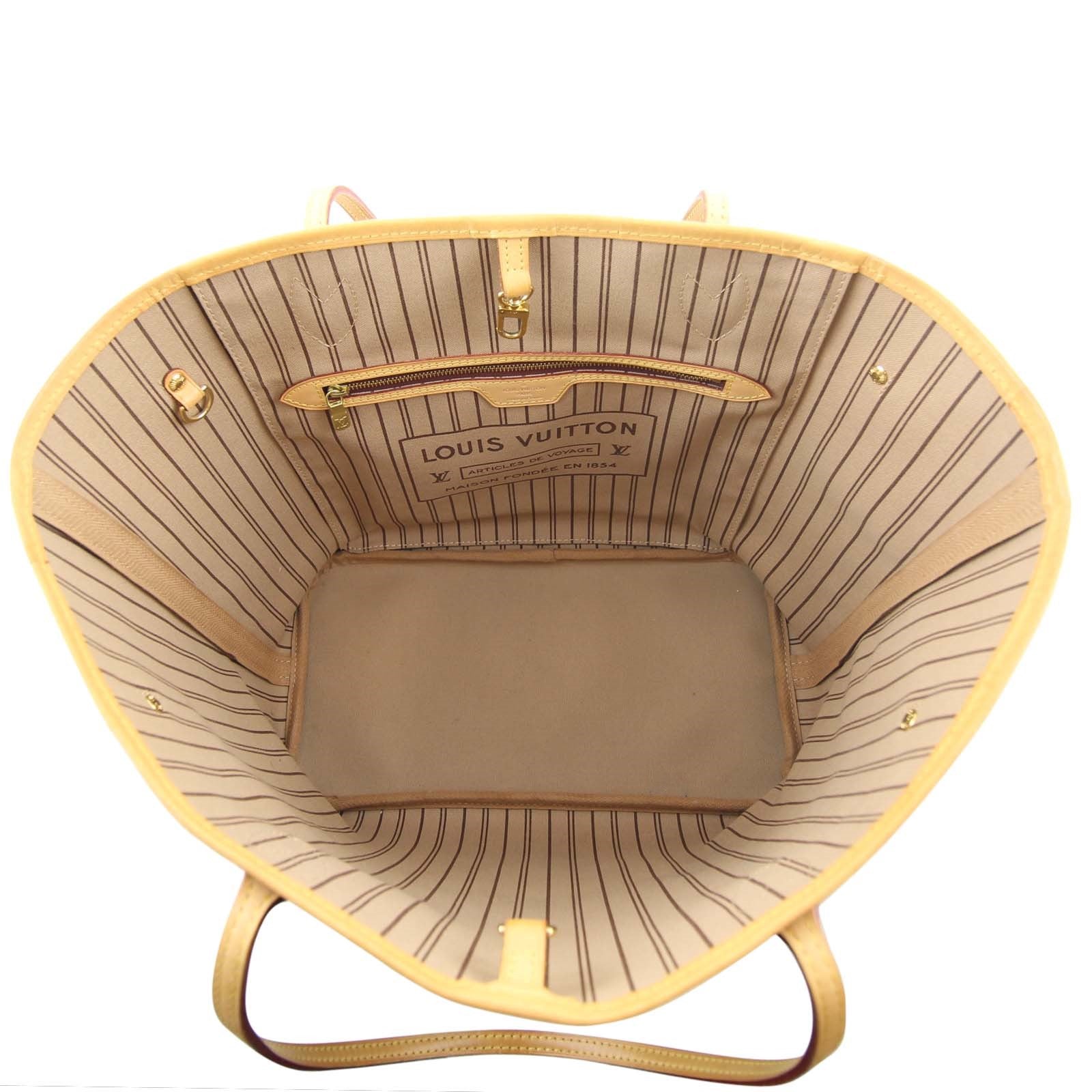 Louis Vuitton Neverfull MM Monogram Interior