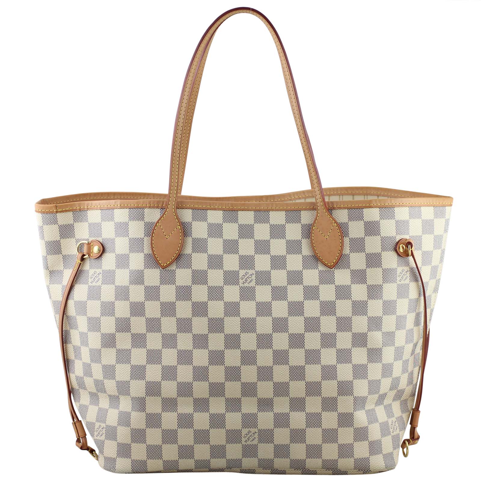 Louis Vuitton Neverfull MM Damier Azur Back