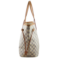 Louis Vuitton Neverfull MM Damier Azur Side