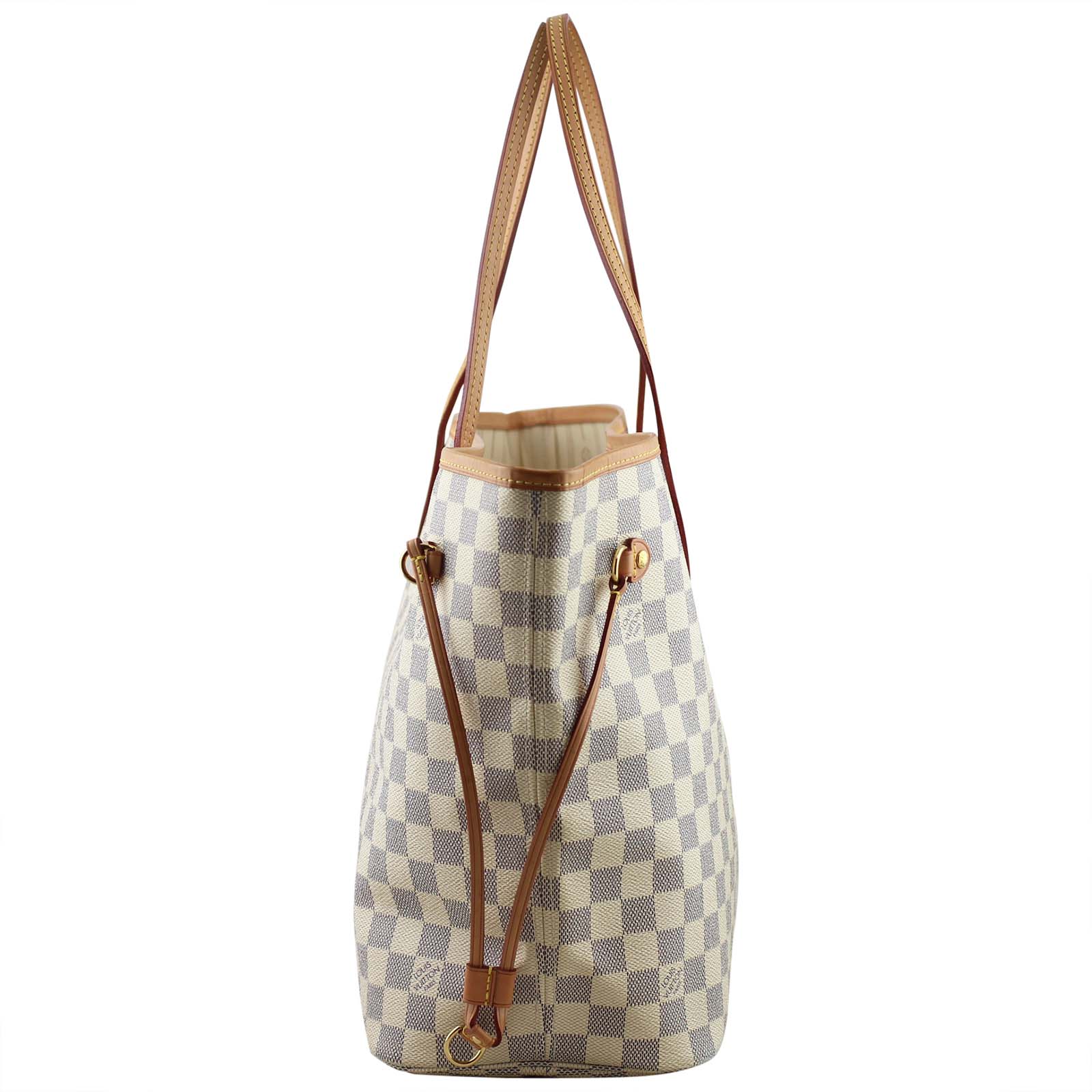 Louis Vuitton Neverfull MM Damier Azur Side