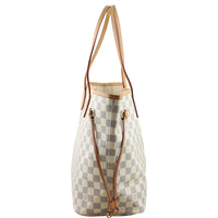 Louis Vuitton Neverfull MM Damier Azur Side