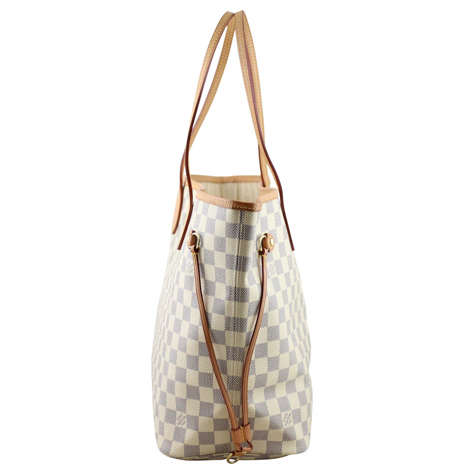 Louis Vuitton Neverfull MM Damier Azur Side