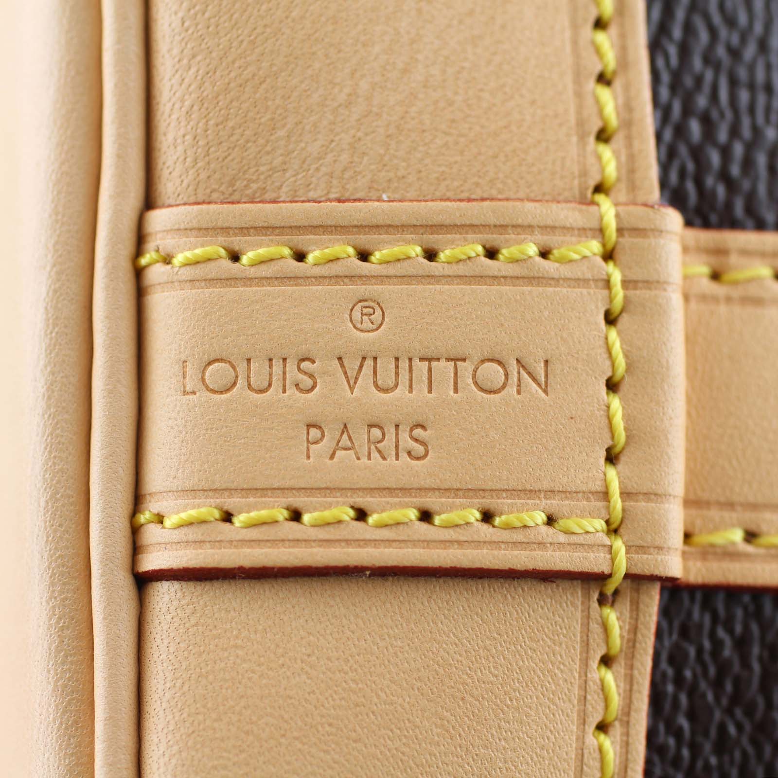Louis Vuitton Petit Noé Monogram LV Stamp