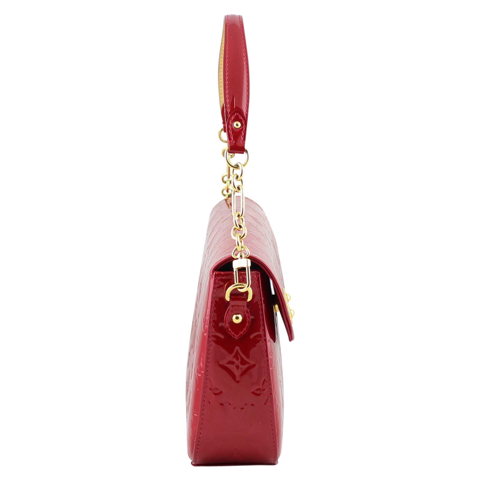 Louis Vuitton Rodeo Vernis Pomme D’amour Left