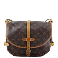 Louis Vuitton Saumur 30 Monogram back