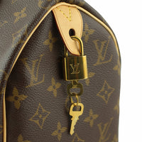 Louis Vuitton Speedy 25 Monogram Lock