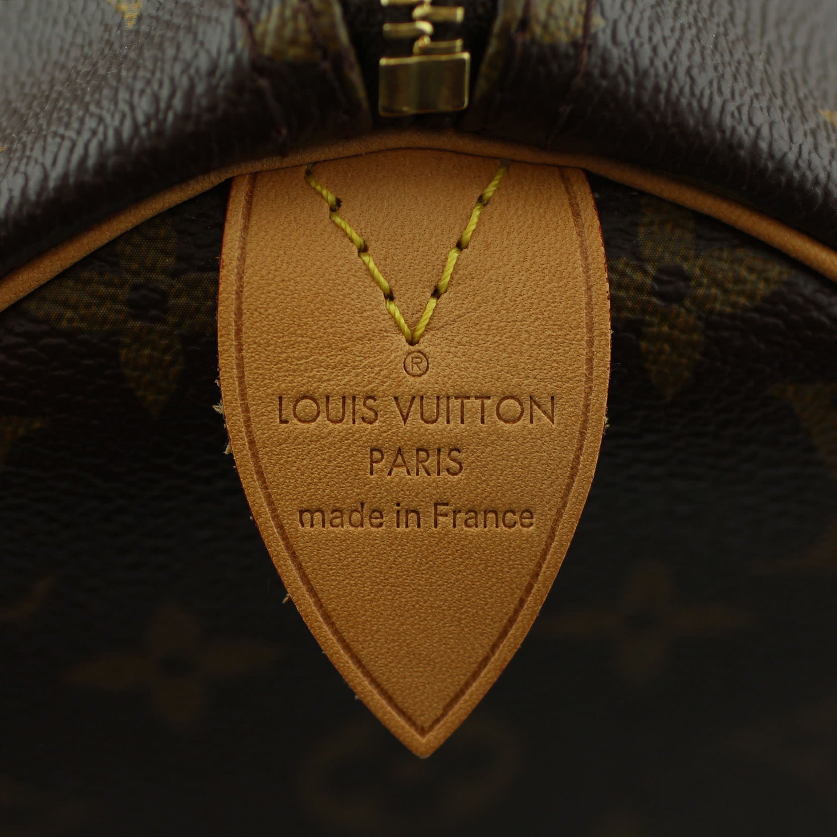 Louis Vuitton Speedy 30 Monogram Stamp