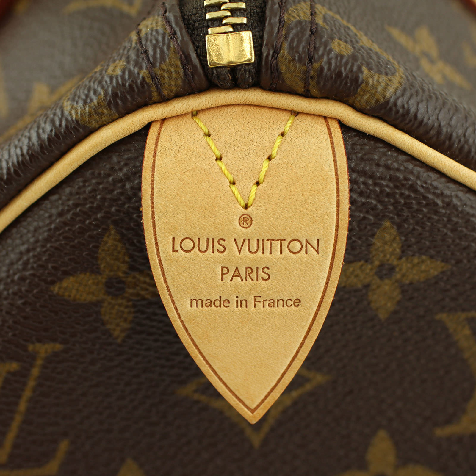 Louis Vuitton Speedy 25 Monogram Stamp