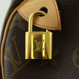Louis Vuitton Speedy 30 Monogram Padlock