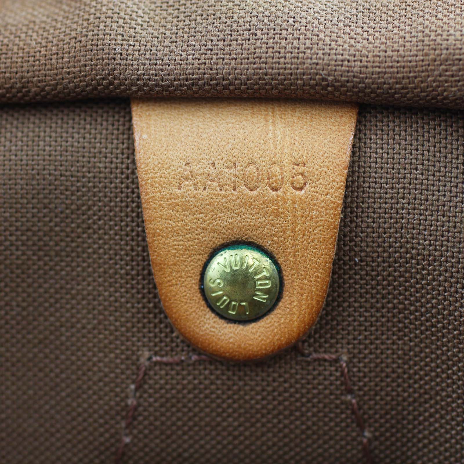 Louis Vuitton Speedy 30 Monogram Date Code