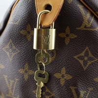 Louis Vuitton Speedy 30 Monogram lock