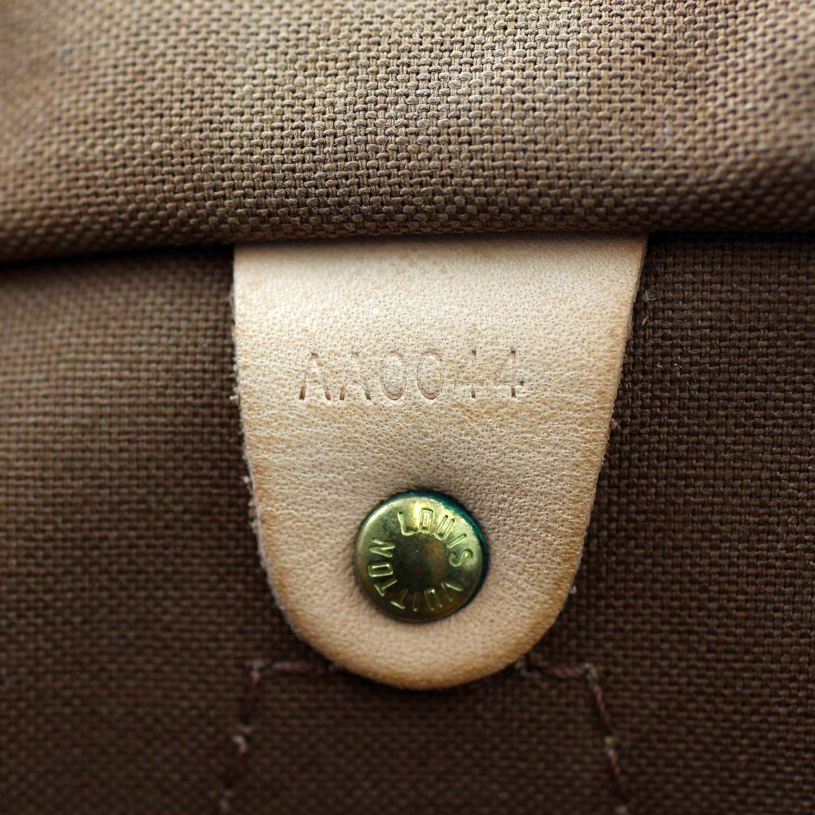 Louis Vuitton Speedy 30 Monogram Date Code