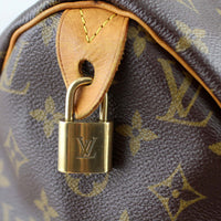 Louis Vuitton Speedy 30 Monogram Lock