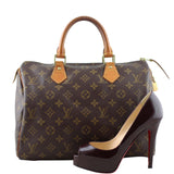 Louis Vuitton Speedy 30 Monogram Scale