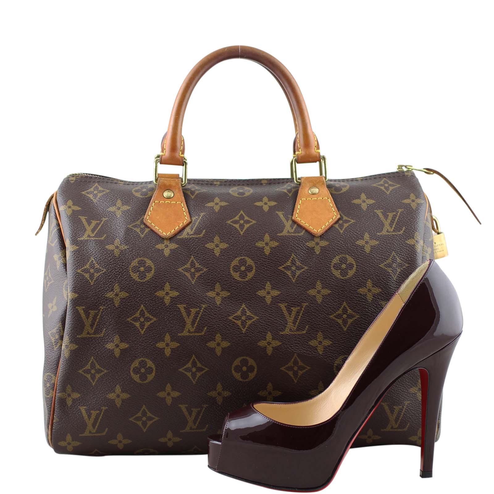 Louis Vuitton Speedy 30 Monogram Scale