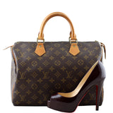 Louis Vuitton Speedy 30 Monogram shoe