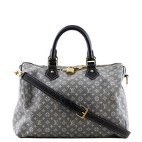 Louis Vuitton Encre Monogram Idylle Speedy Bandouliere 30 front strap