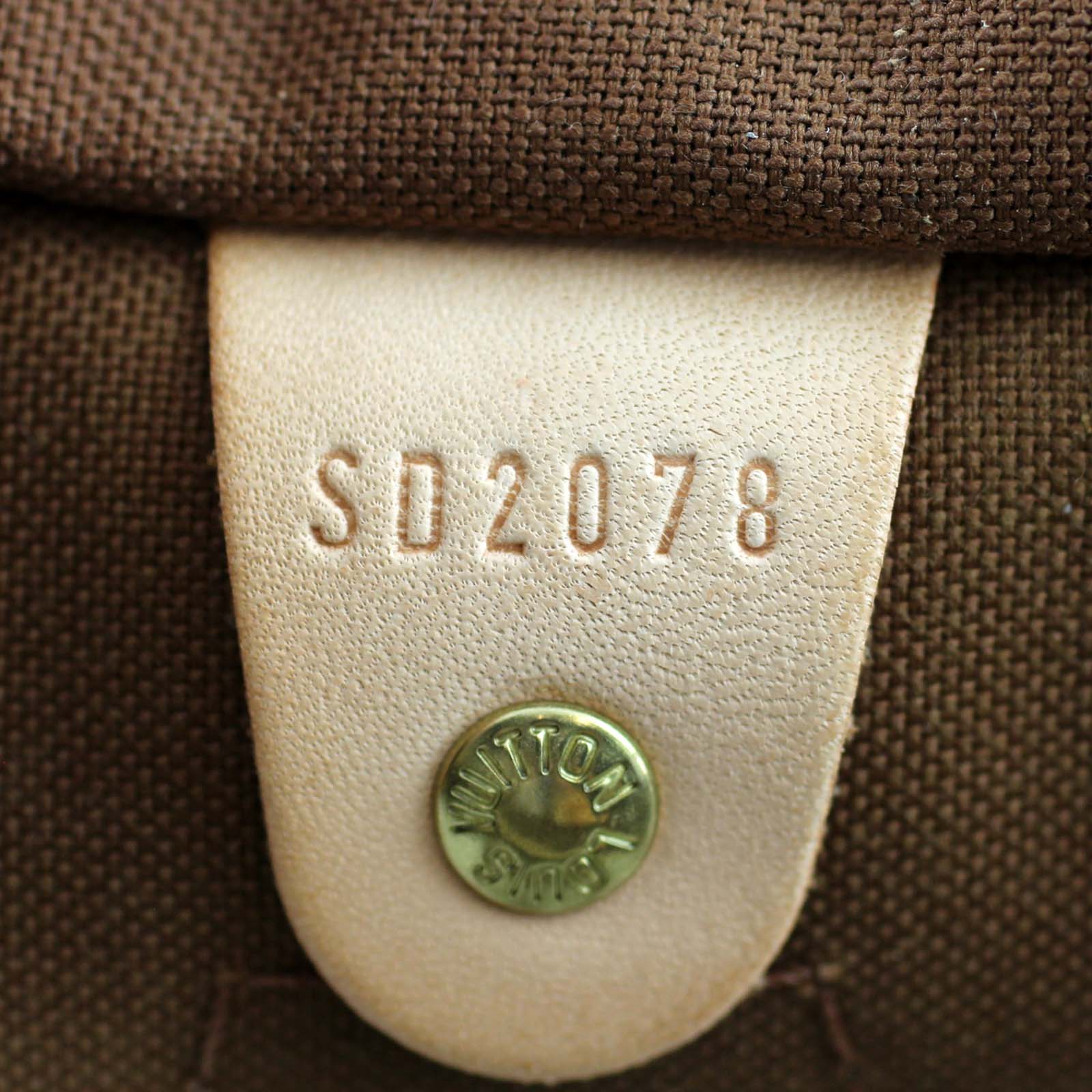 Louis Vuitton Speedy 30 Monogram Date Code