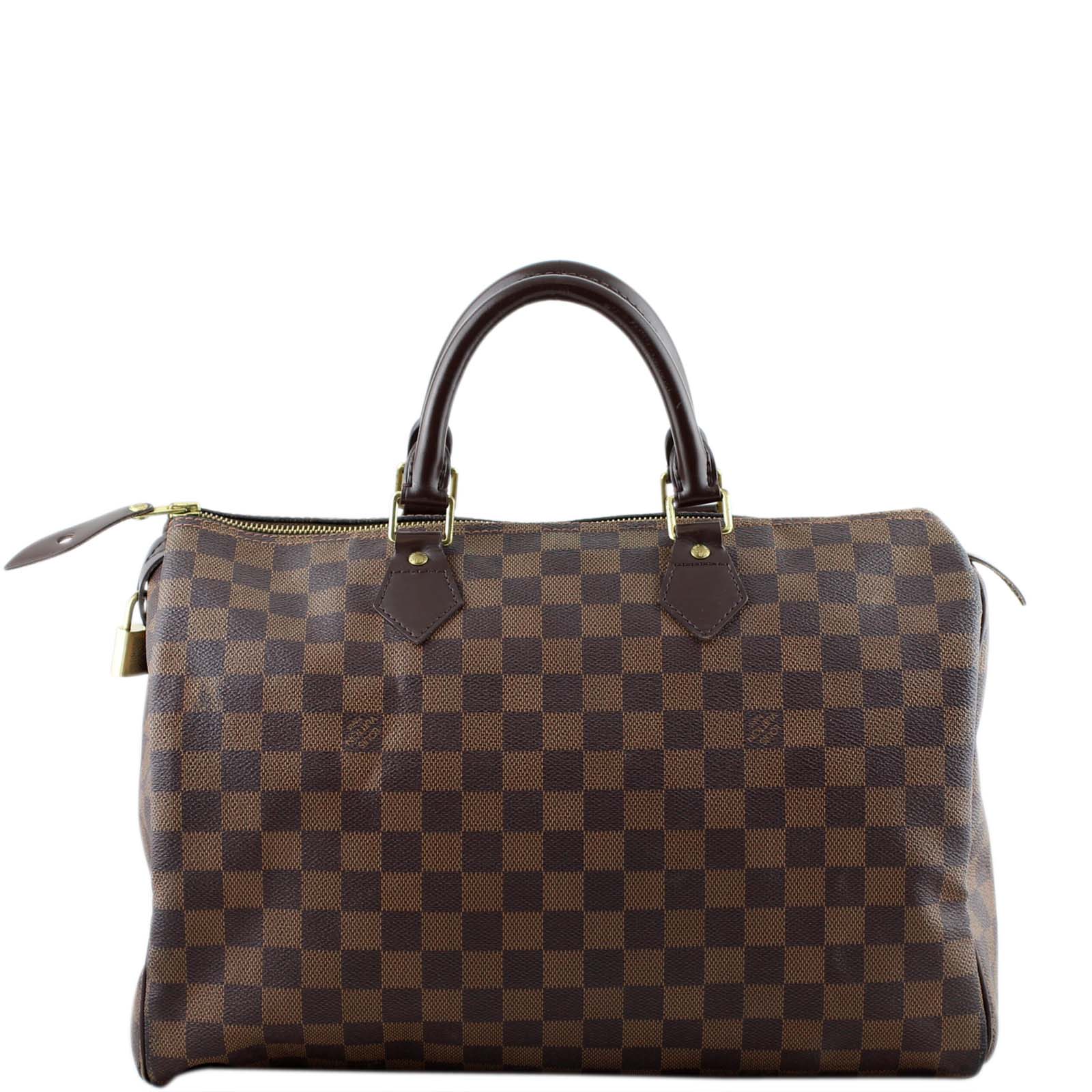 Louis Vuitton Speedy 35 Damier Ebene Back