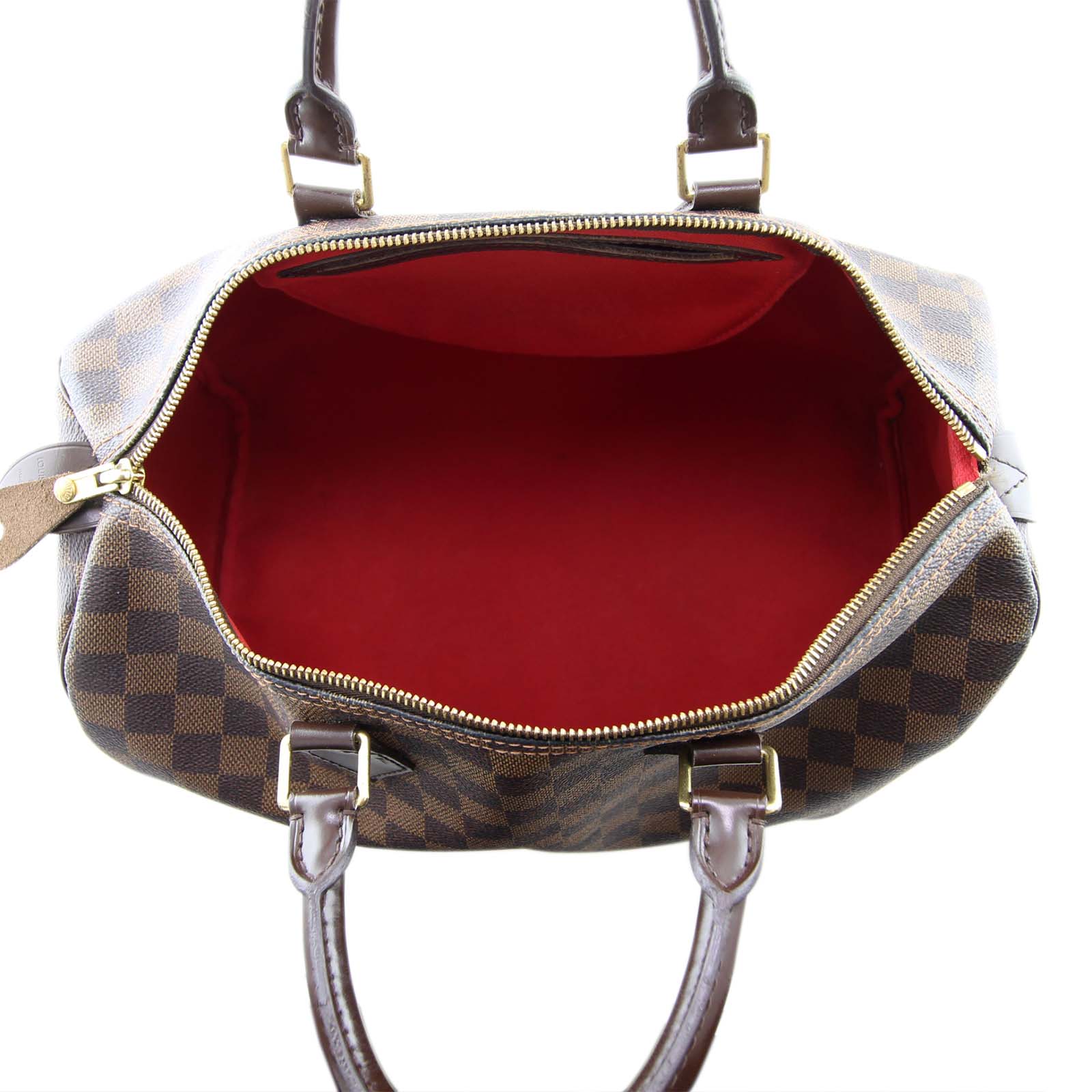 Louis Vuitton Speedy 35 Damier Ebene Interior