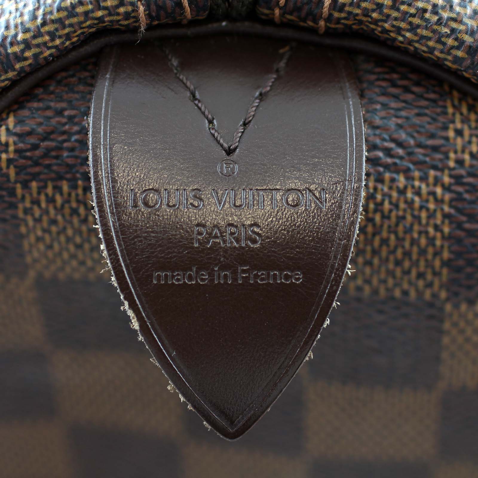 Louis Vuitton Speedy 35 Damier Ebene Made in France
