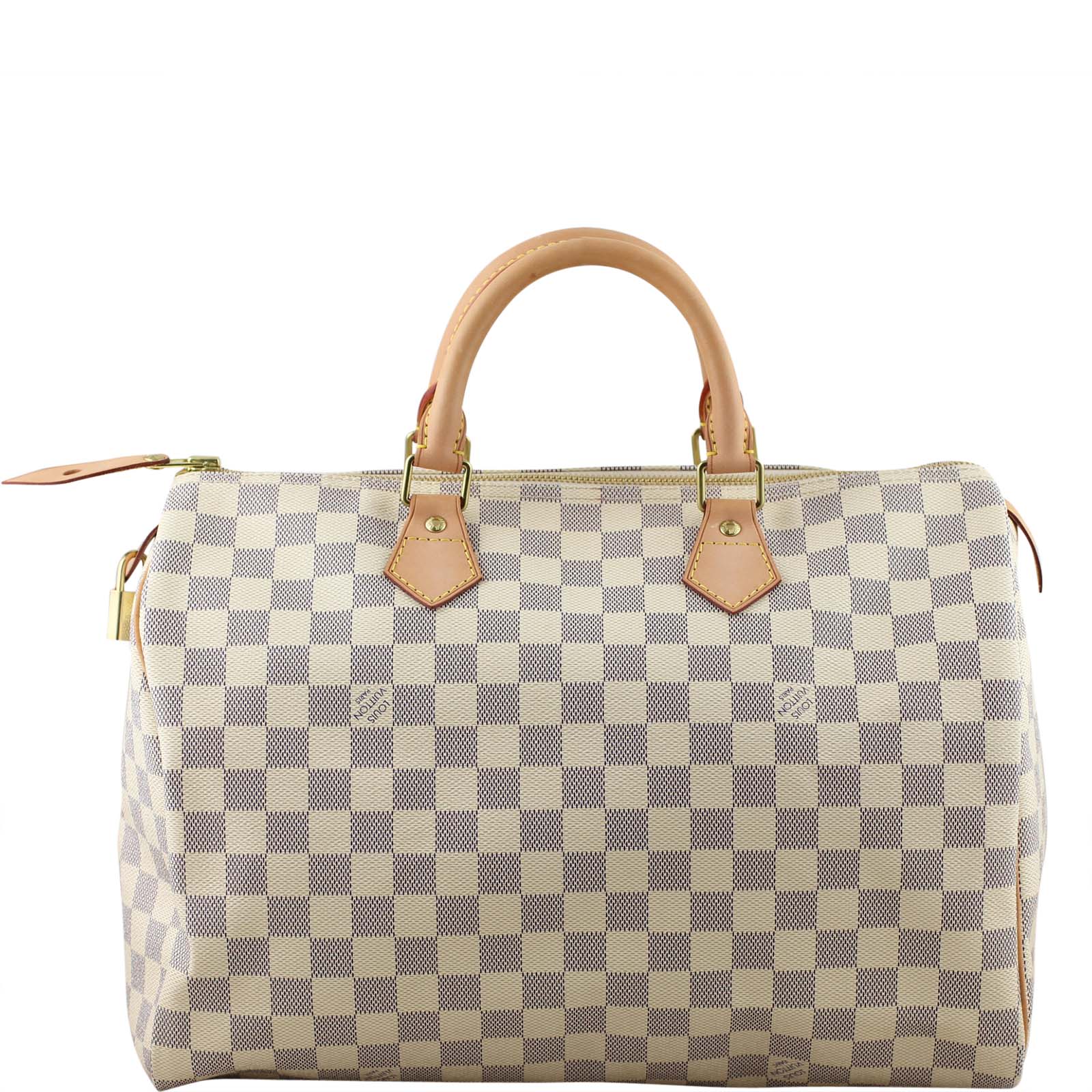Louis Vuitton Speedy 35 Damier Azur Back