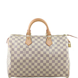 Louis Vuitton Speedy 35 Damier Azur Front