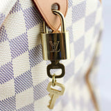 Louis Vuitton Speedy 35 Damier Azur Hardware