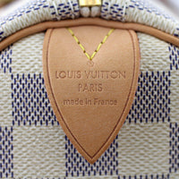 Louis Vuitton Speedy 35 Damier Azur Made in France