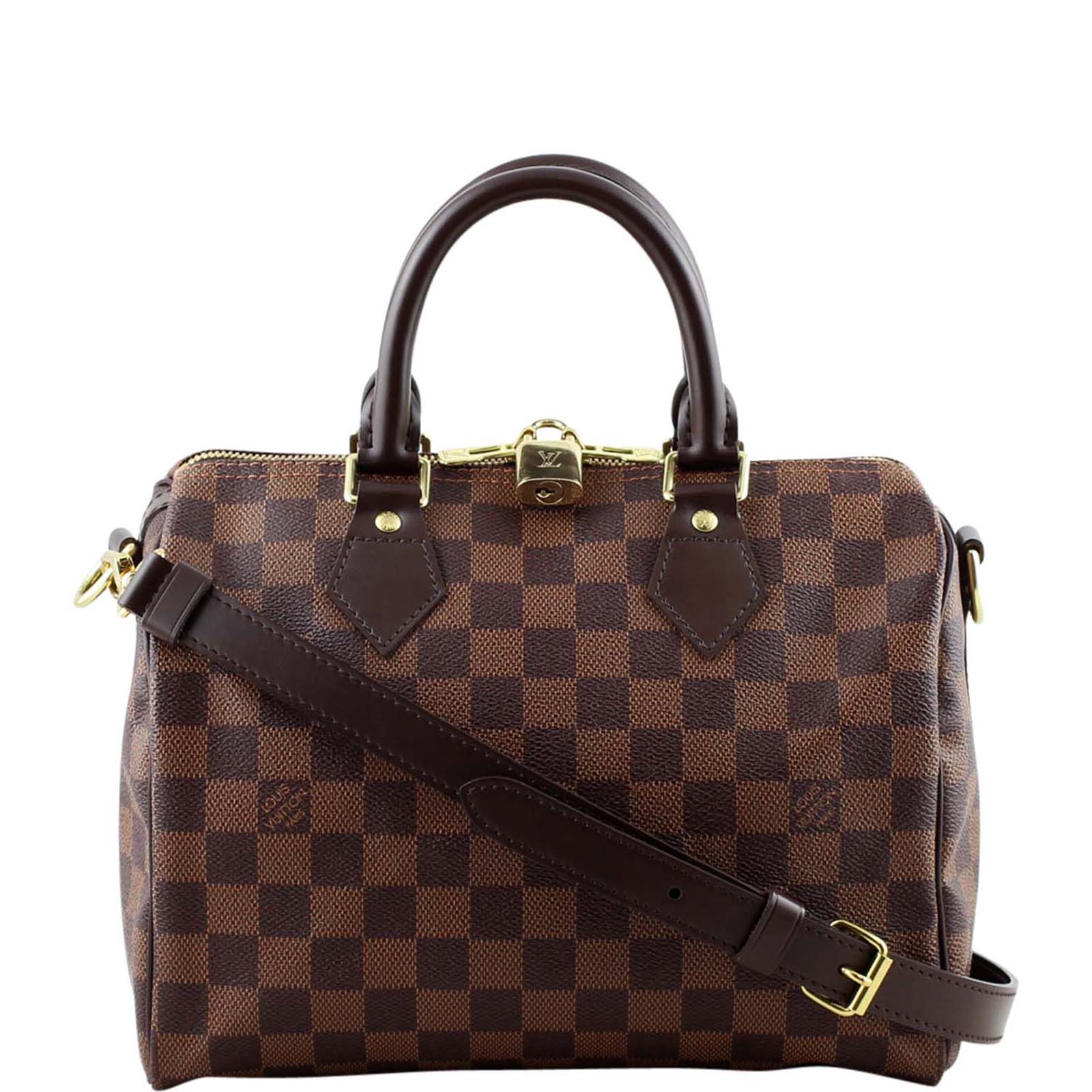 Louis Vuitton Speedy Bandoulière 25 Damier Ebene Front