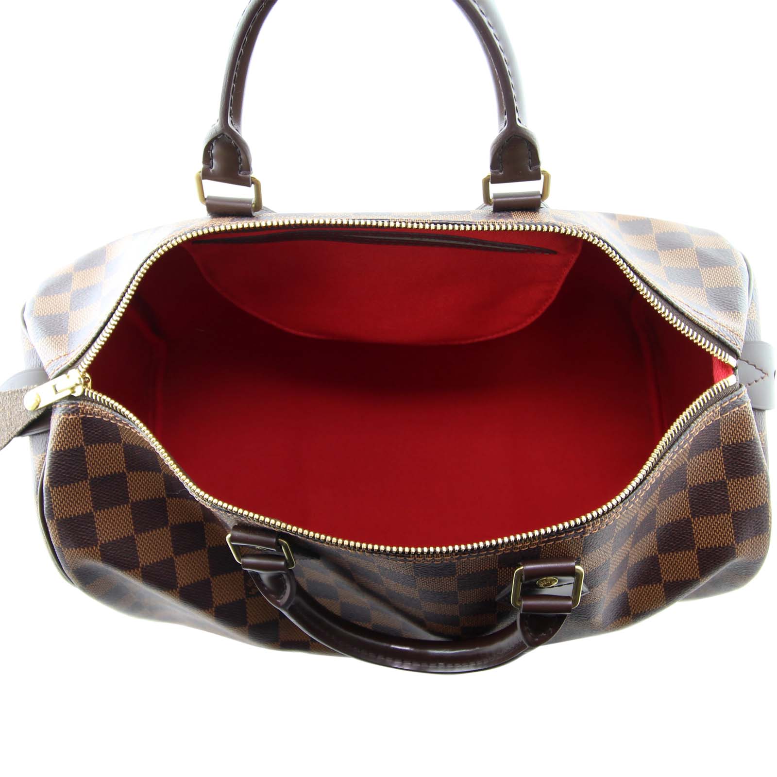 Louis Vuitton Speedy 35 Damier Ebene Inside