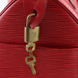 Louis Vuitton Speedy epi 25 Padlock