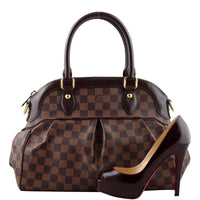 Louis Vuitton Damier Ebene Trevi PM  Scale