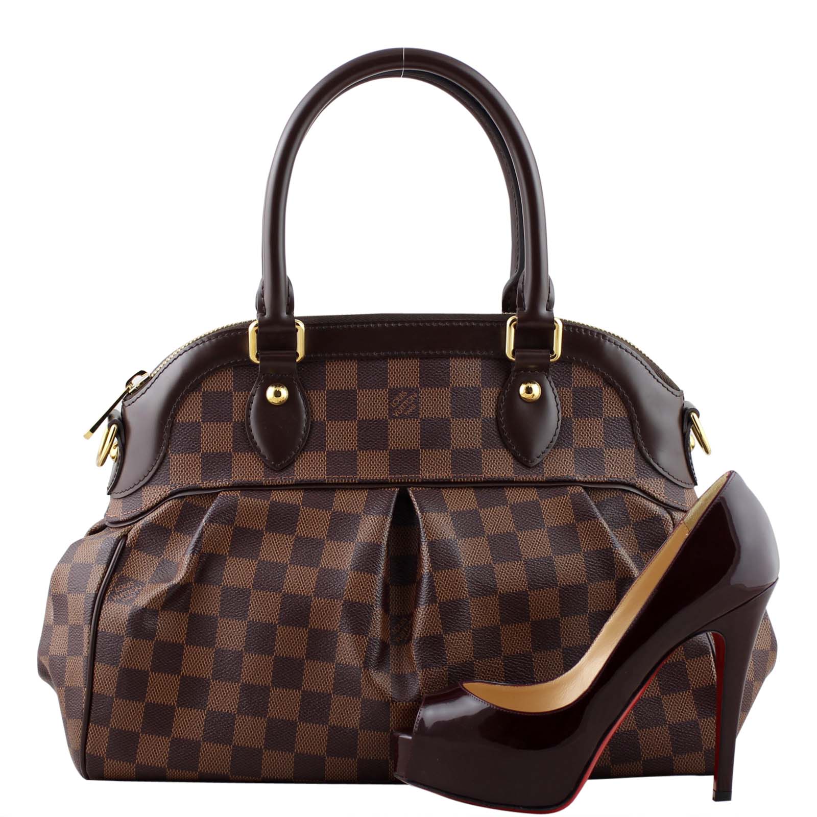 Louis Vuitton Damier Ebene Trevi PM  Scale