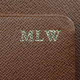 Louis Vuitton Zippy Organiser Monogram Hot stamp