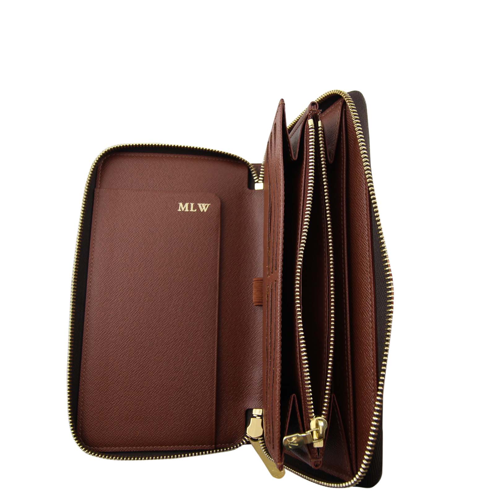 Louis Vuitton Zippy Organiser Monogram Open