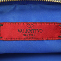 Valentino Rockstud Double Zip Mini Crossbody Stamp
