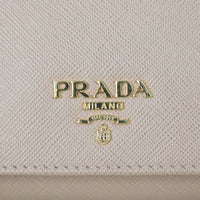 Prada Saffiano Metal Wallet on Chain Hardware
