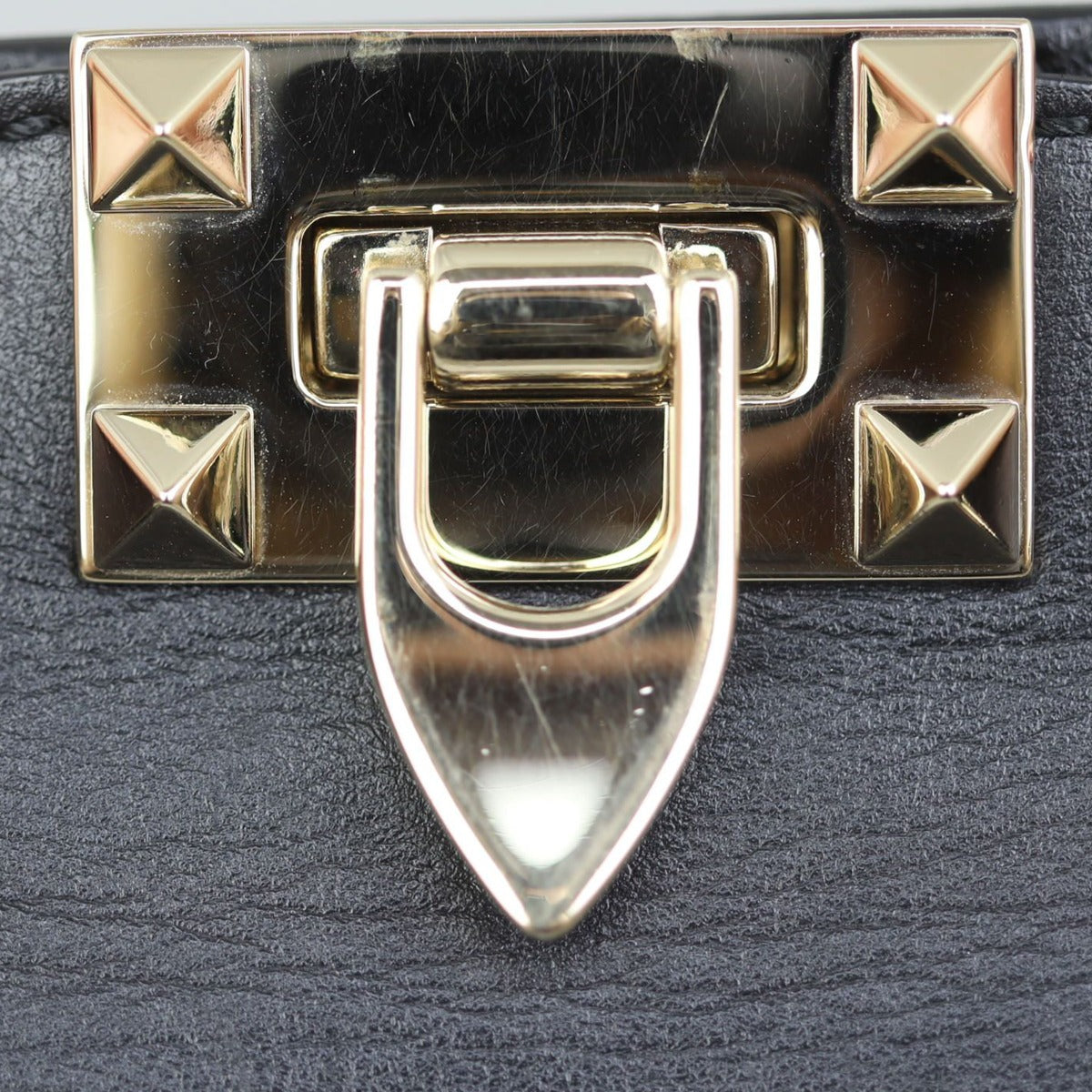 Valentino Rockstud Pagoda Tote Mini Hardware
