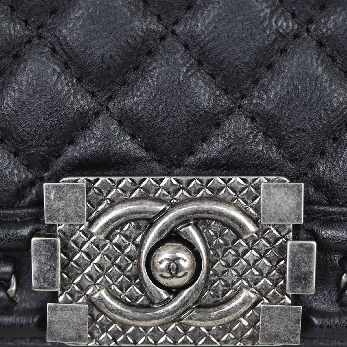 Chanel Boy Paris-Rome Chain Top Handle Small