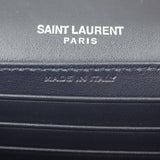 Saint Laurent Sunset Chain Wallet Croc-Embossed Stamp
