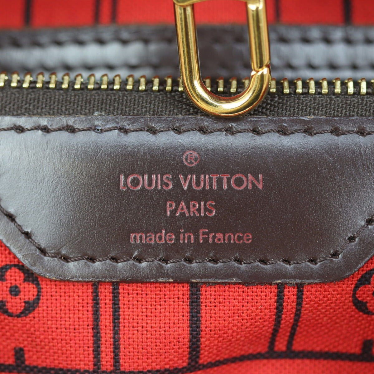 Louis Vuitton Neverfull MM Damier Ebene Stamp
