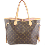 Louis Vuitton Neverfull MM Monogram Rose Ballerine Back